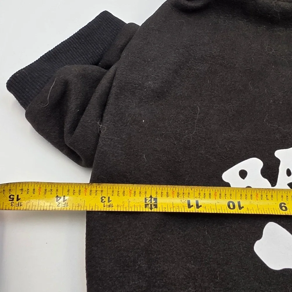 Expawlorer Dog‎ Hoodie Black Bad To The Bone Skull Crossbones Pet Sweatshirt L3